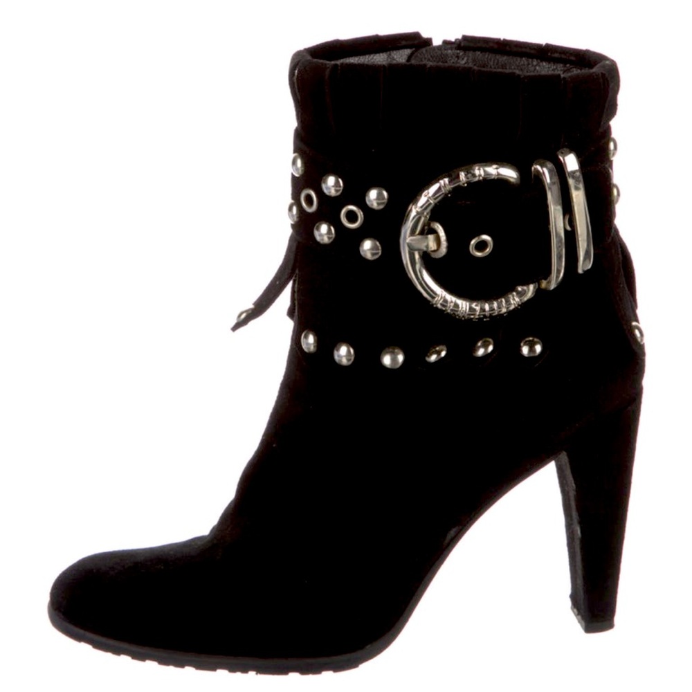 Stuart Weirzman Suede Studded boots size 8